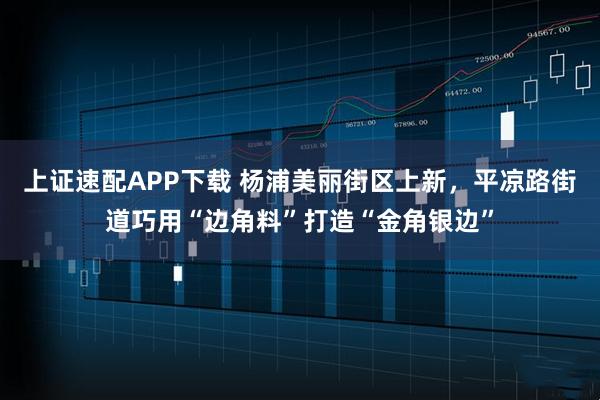 上证速配APP下载 杨浦美丽街区上新，平凉路街道巧用“边角料”打造“金角银边”